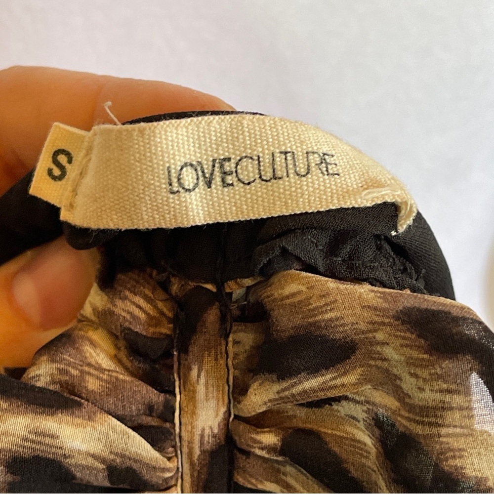 LOVE CULTURE Leopard Racerback - Picture 3 of 3